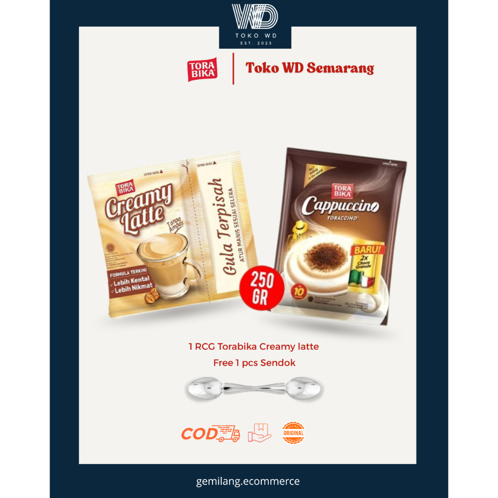 

Torabika Renceng 10 Sachet Creamy Latte Cappucino
