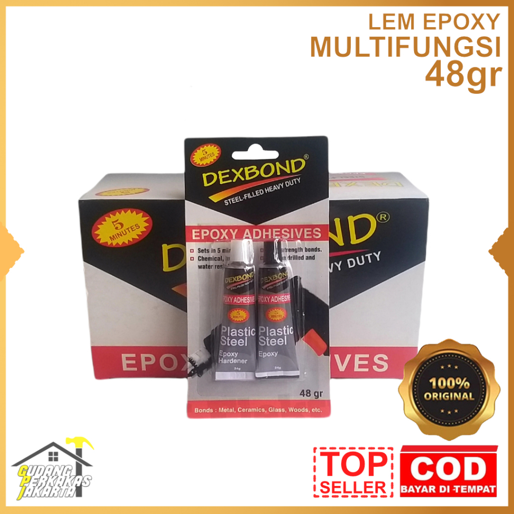 

DEXBOND LEM PORTING 48GR LEM PLASTIK LEM BESI LEM 48 GRAM SERBAGUNA