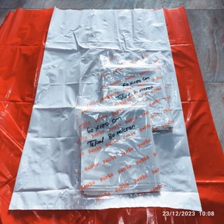 Kantong Plastik Sampah 60 x 100 Cm Tebal 80 Micron , Plastik PE Tebal 80 Micron , Plastik Putih Susu