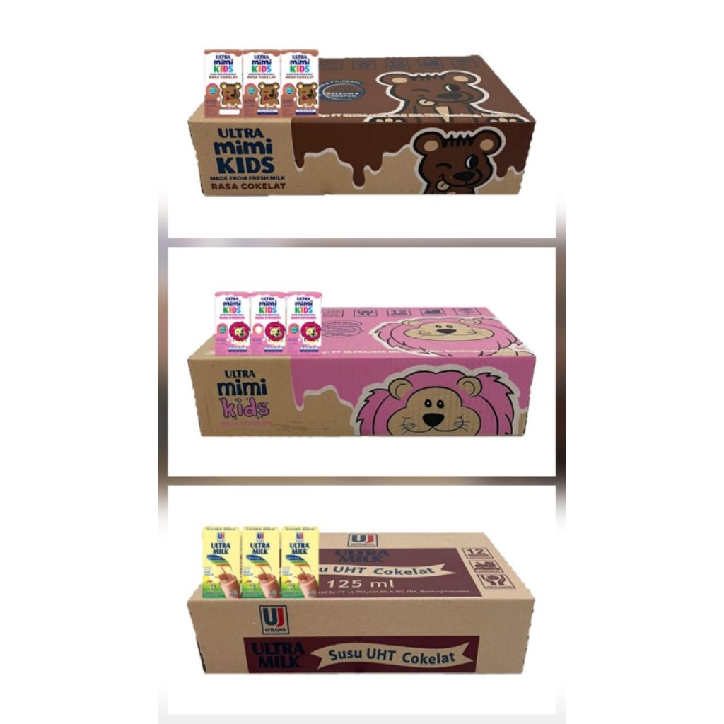 

(KARTON) Susu UHT Ultra Milk 125 ml