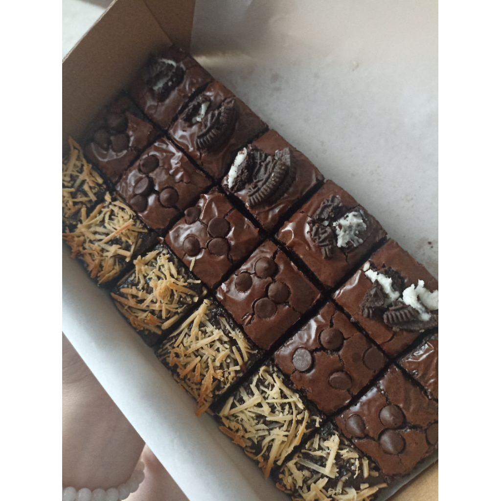 

Brownies sekat 20 x 10cm