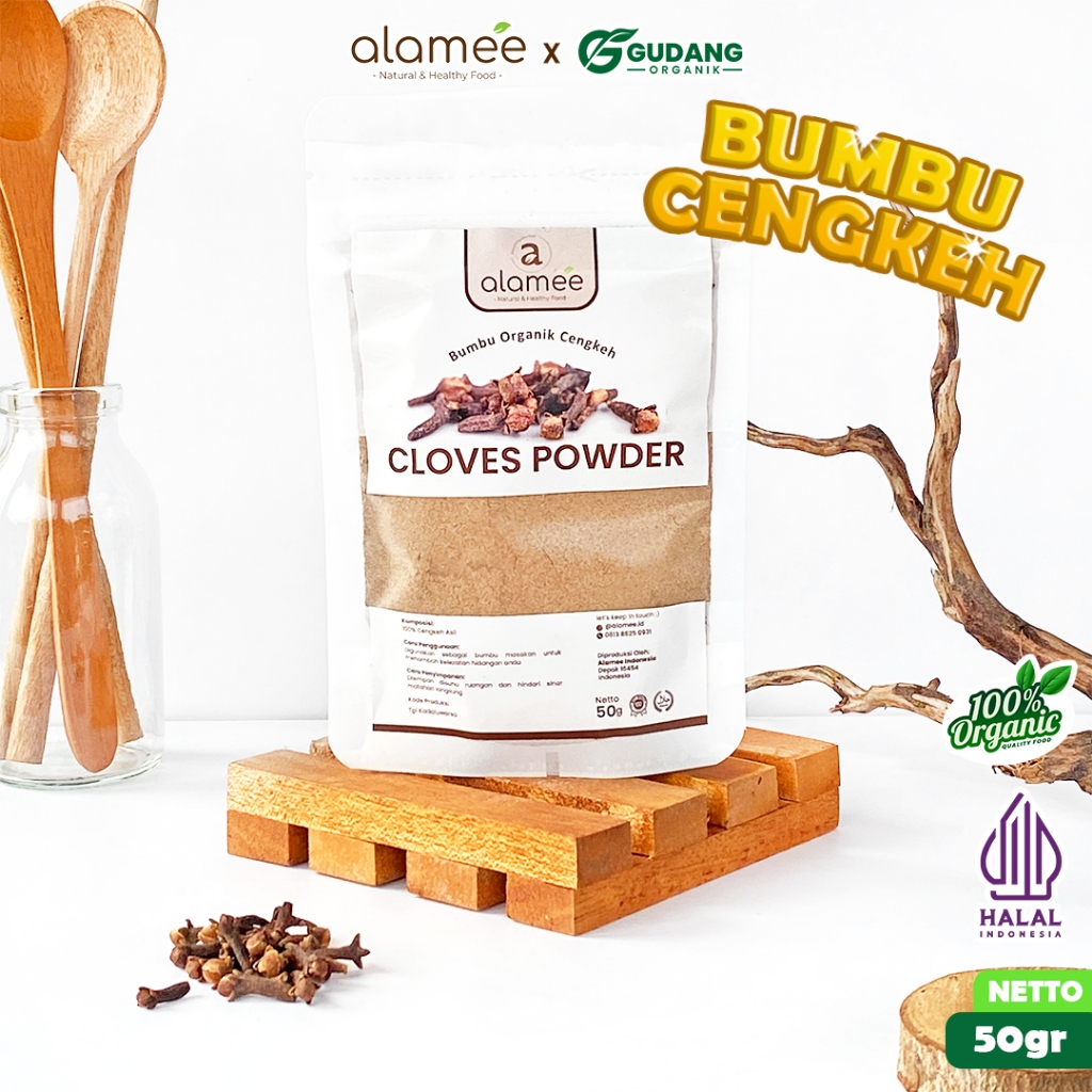 

alamee bumbu organik cengkeh 50 gram aroma khas rasa hangat rempah berkualitas cita rasa