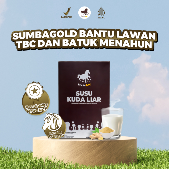 

SumbaGold Susu Kuda Liar Bubuk Original Atasi Permasalahan Paru Paru Bantu Sembuhkan TBC dan Batuk Menahun