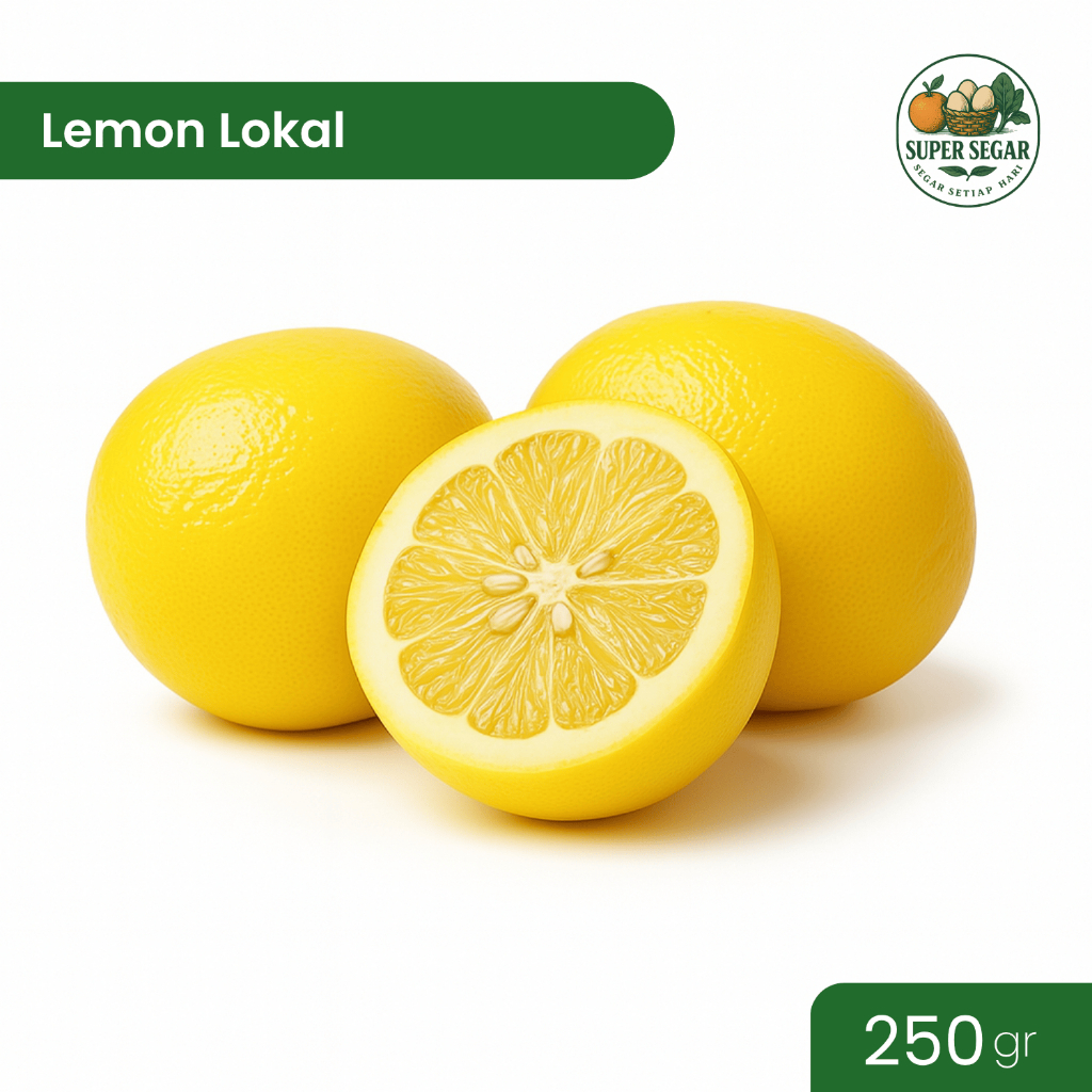 

Lemon Lokal 250gr - Super Segar
