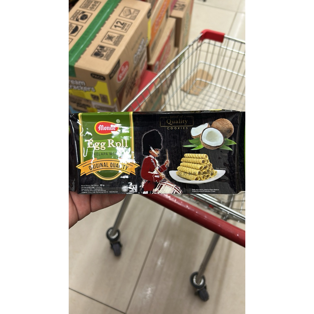 

Monde egg roll kelapa wijen 60gram