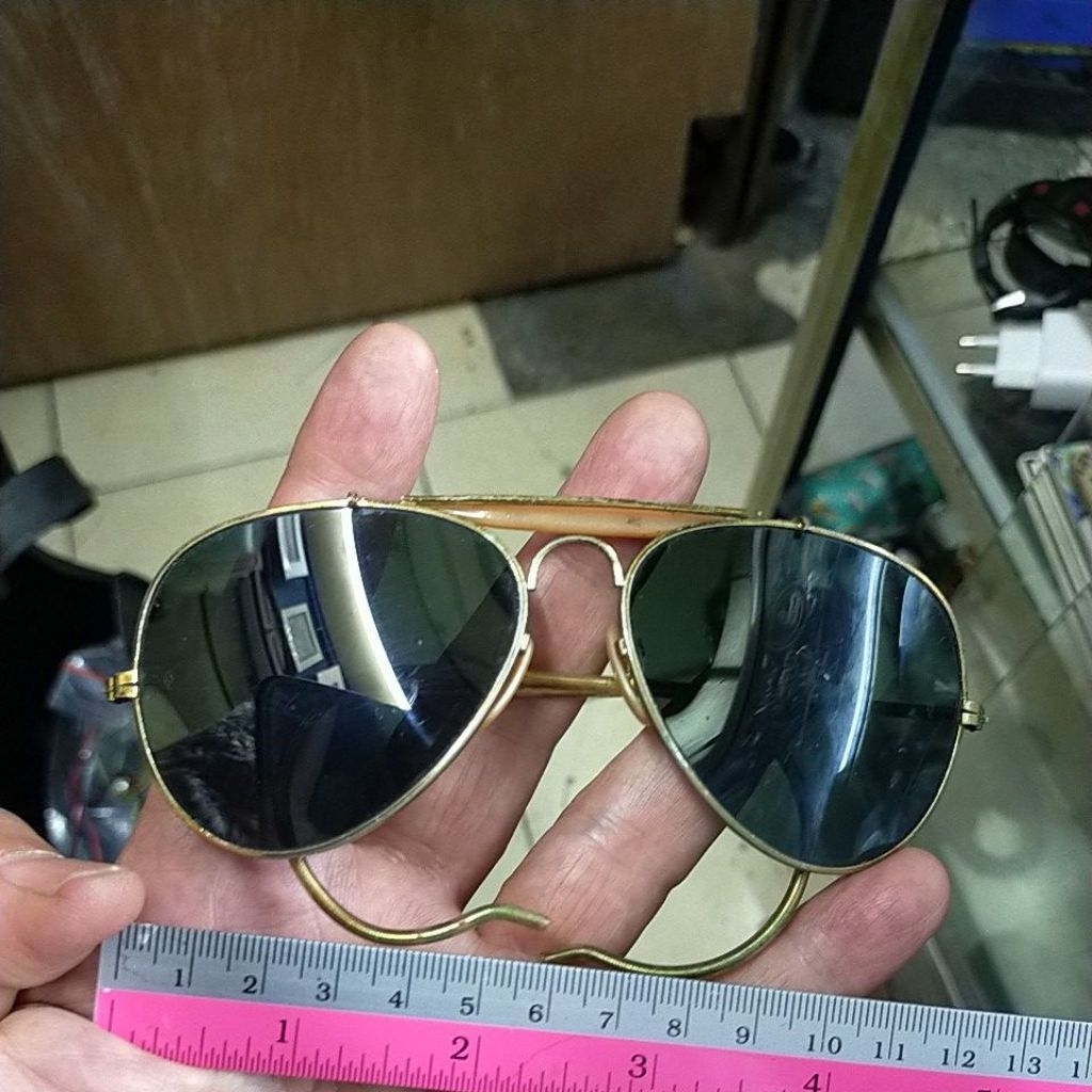 Kacamata Rayb. USA Sunglasses kaca BL Vintage sesuai foto