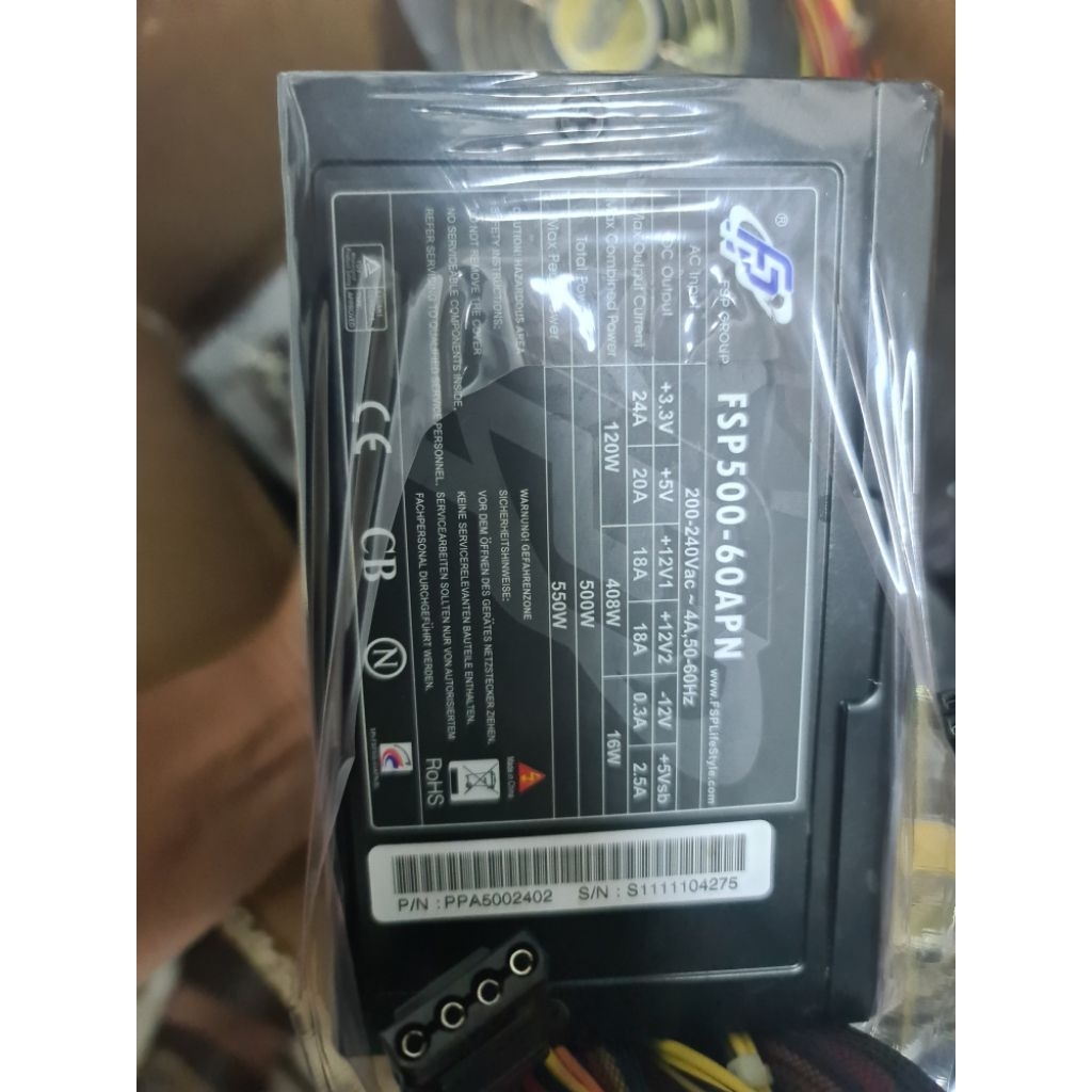 PSU FSP 500W Psu Korea merk fsp