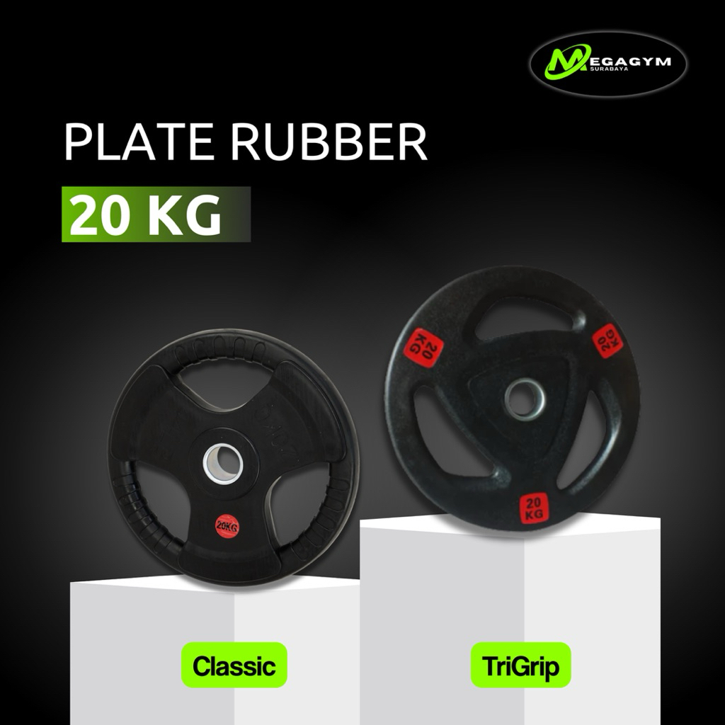 Plate Rubber 20 Kg Olympic Weight Plate With Rubber Coating Plate Barbel
