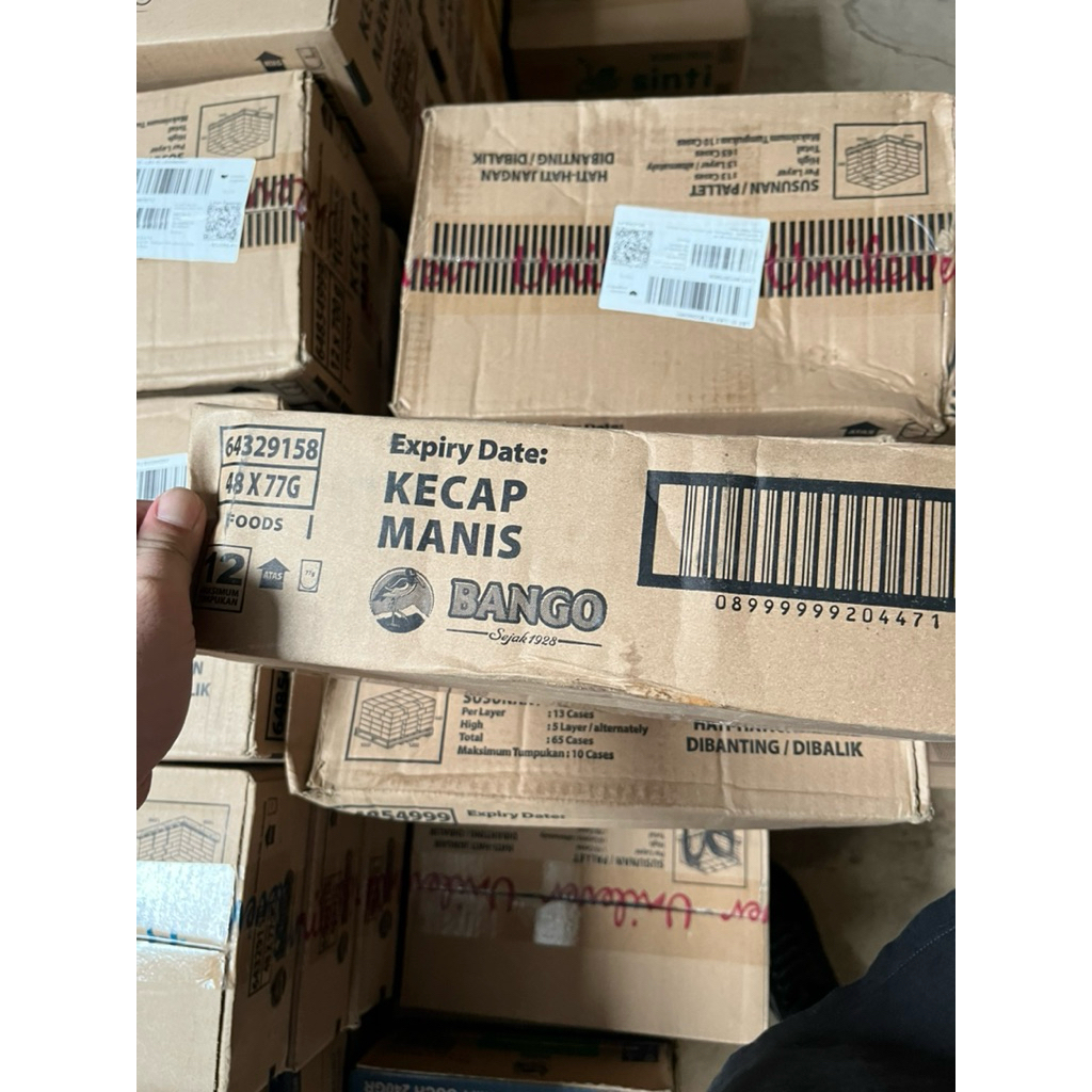 

kecap bango ukuran 77 gram kecil dus an