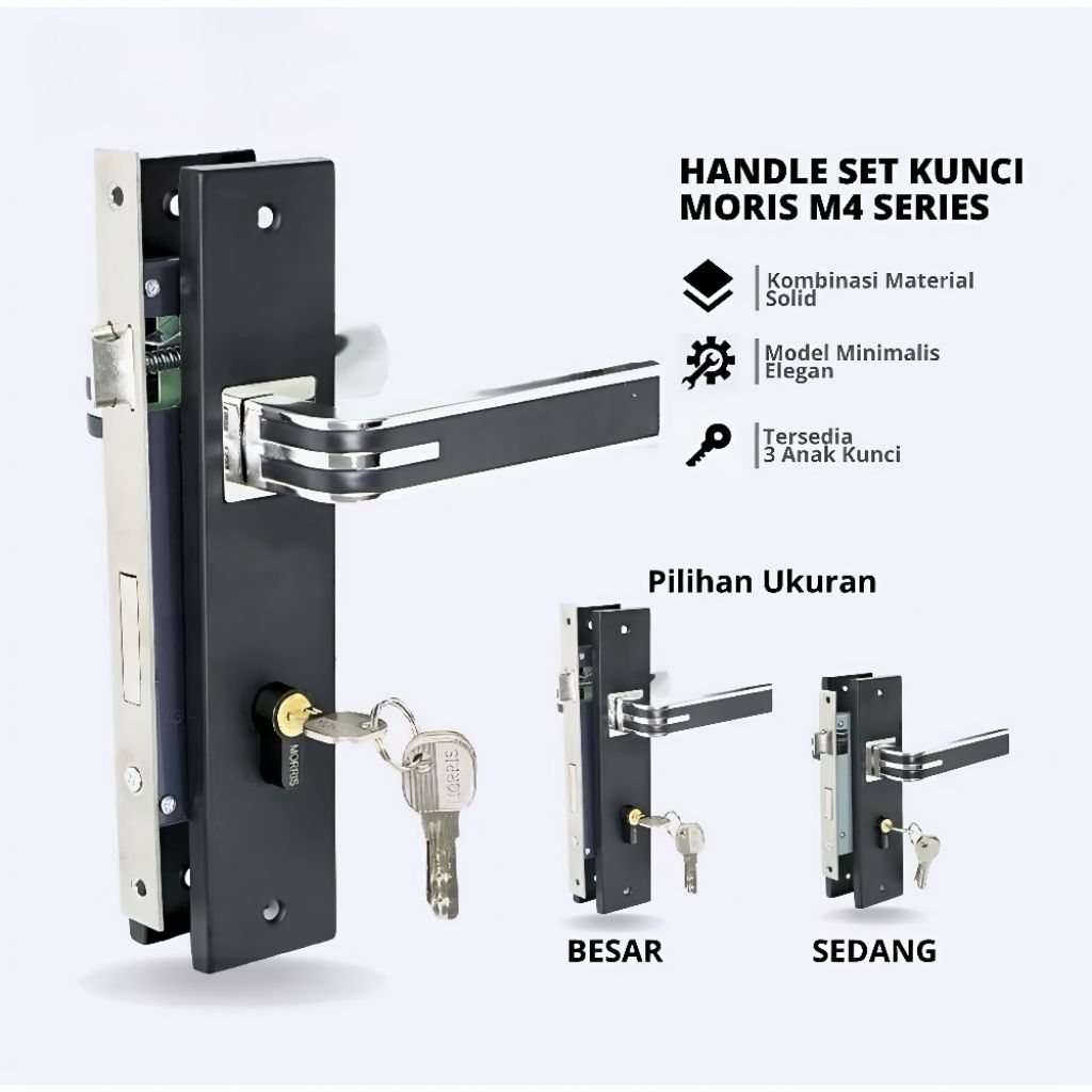 LANGSUNG KIRIM Handle Kunci Set Kunci Pintu Rumah Handle Pintu Kamar