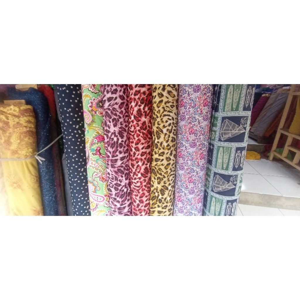Harga/0,5 m | Kain Wolfis Premium Mewah | Kain Wolfis Meteran | Bahan Wolfis Premium Mewah | Bahan W