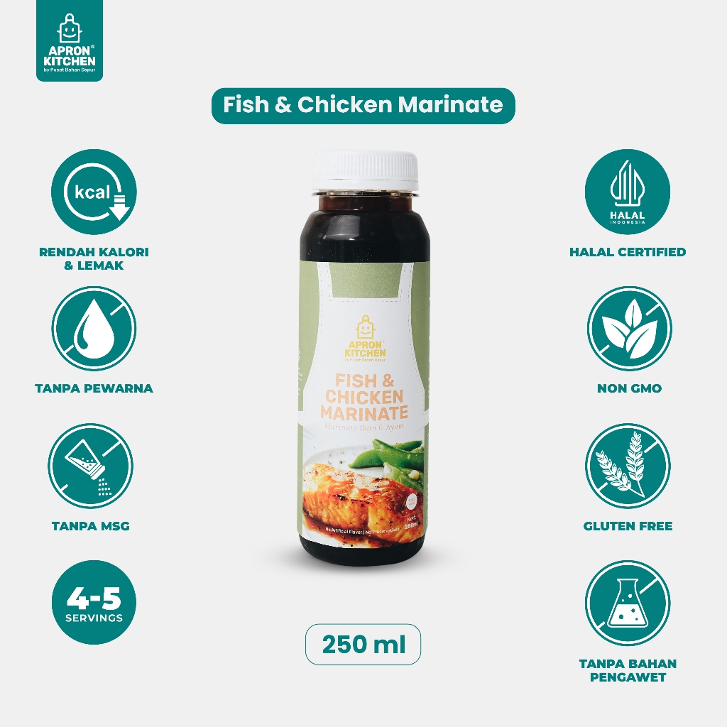 

Apron Kitchen Saus Marinasi Ayam Ikan Bumbu Masak Jepang 250ML