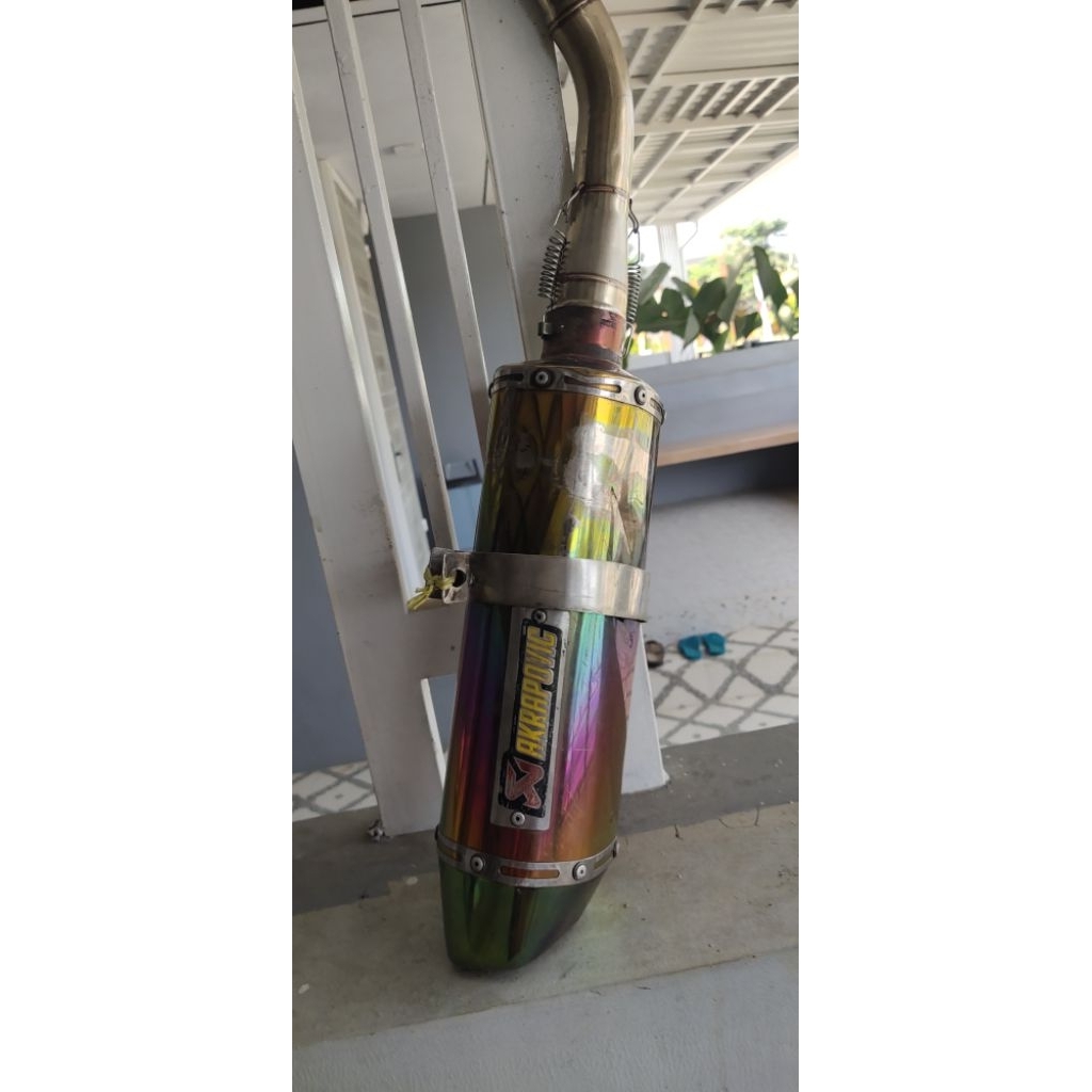 Knalpot Super Racing AKRAPOVIC FullSystem Ori Slovenia For Honda PCX160 - Preloved