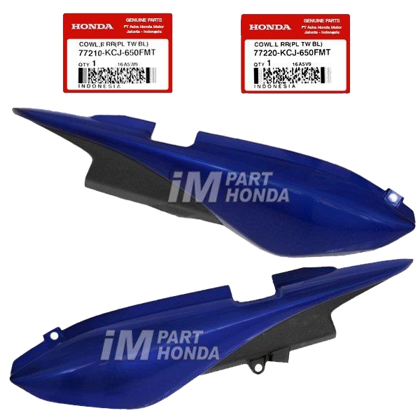 77210-KCJ-650FMT 77220-KCJ-650FMT Cover Body Kanan Kiri Tiger Revo Pece Barong Biru Tua