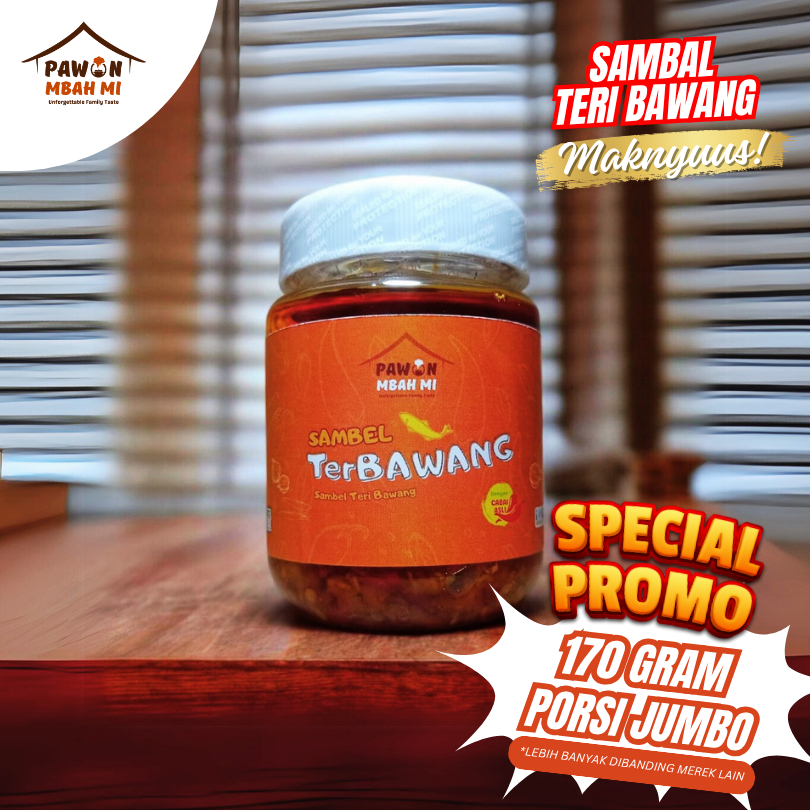 

Pawon Mbah Mi Sambal Bawang Teri Medan 170 gr
