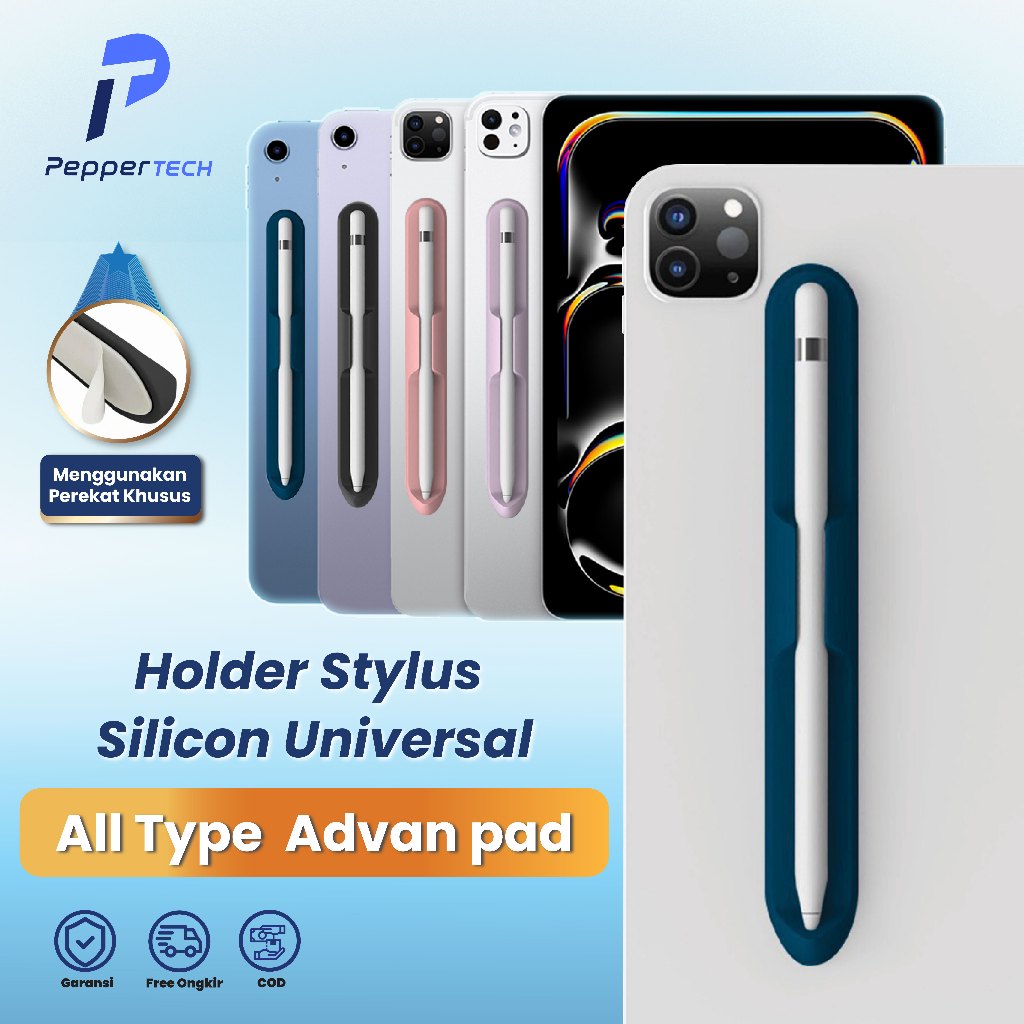 PEPPERTECH - Holder Case Stylus Silicon Universal For Advan VX Sketsa 2 Tab Advan A8 XTAB Tab 8001 8