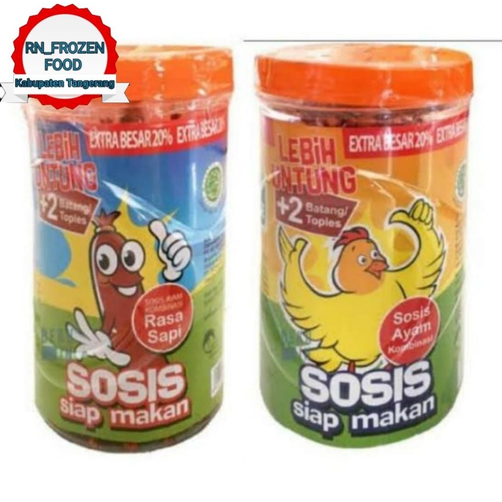 

SO NICE SOSIS Toples SAPI & AYAM KEMASAN 525gr