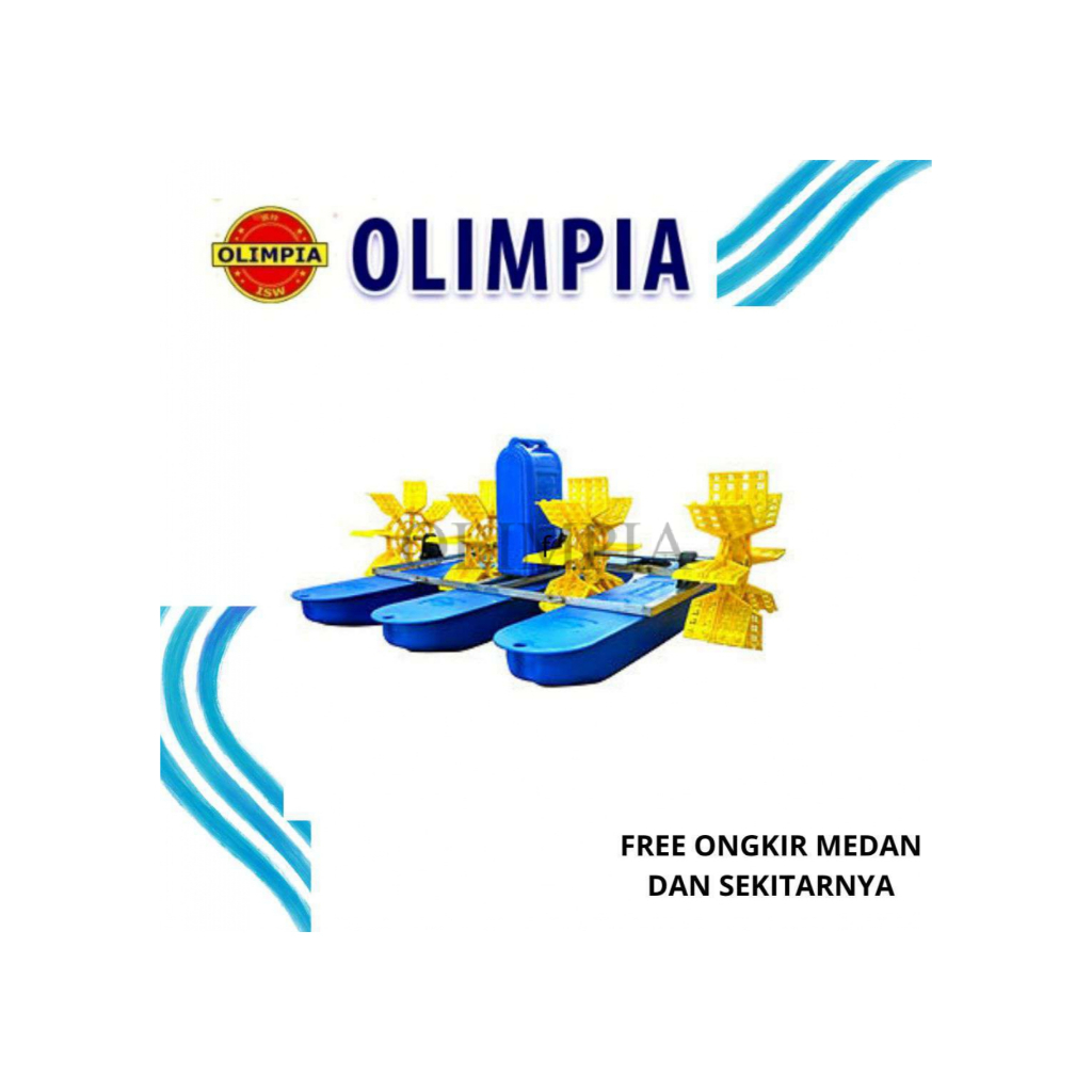FREE ONGKIR | Kincir Air Tambak Olimpia 2hp 3phase 1500Watt