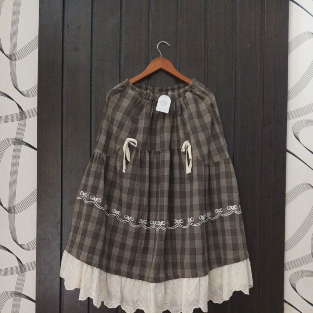 New rok katun tartan mix renda balikpapan