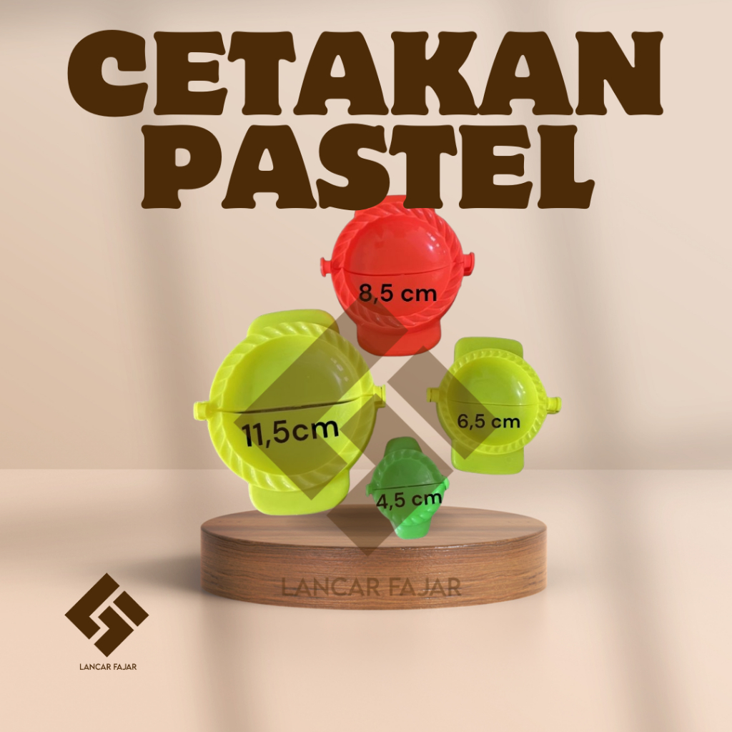 (1 pcs)Cetakan pastel kecil dan besar / Alat Cetak Cetakan Pastel Mold Pangsit Set Dumpling Maker Di