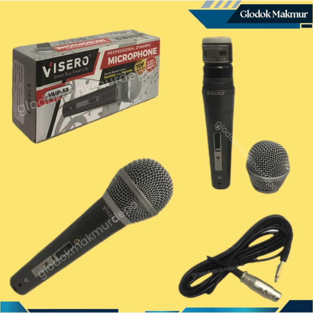 MICROPHONE DYNAMIC MIC VISERO VMP58
