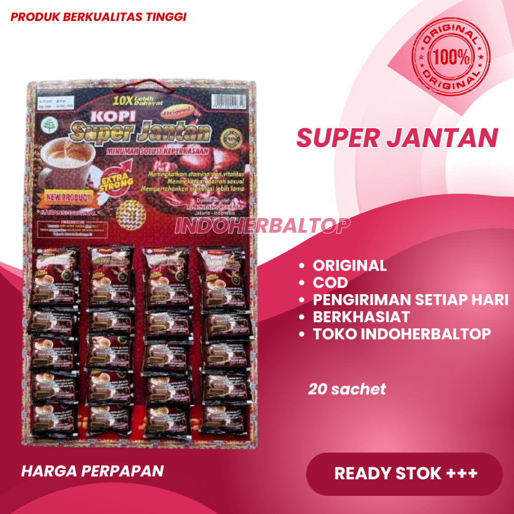

Kopi Super Jantan Papan Original 20 Sachet