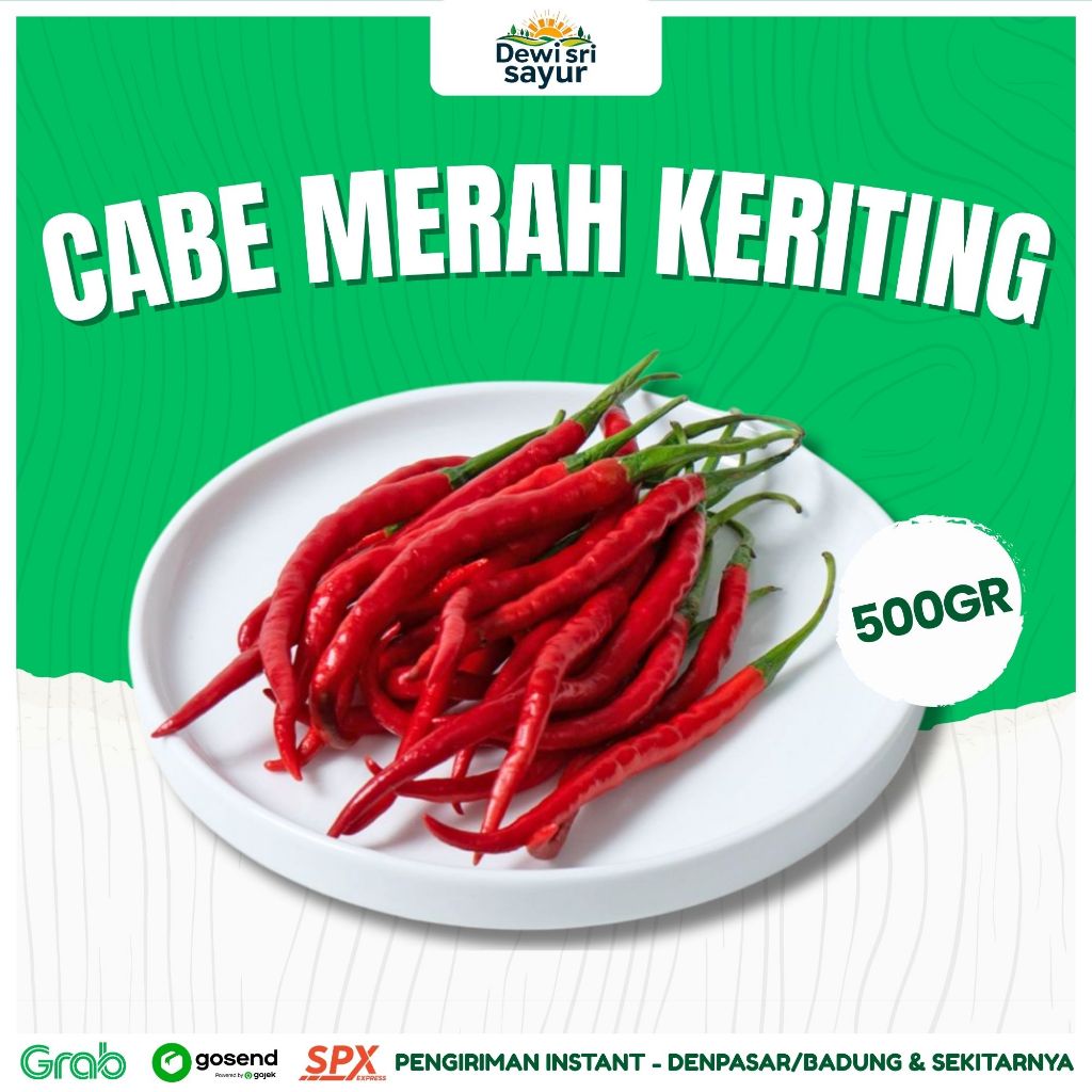 

Cabe Merah Keriting 500gr – Dewi Sri Sayur