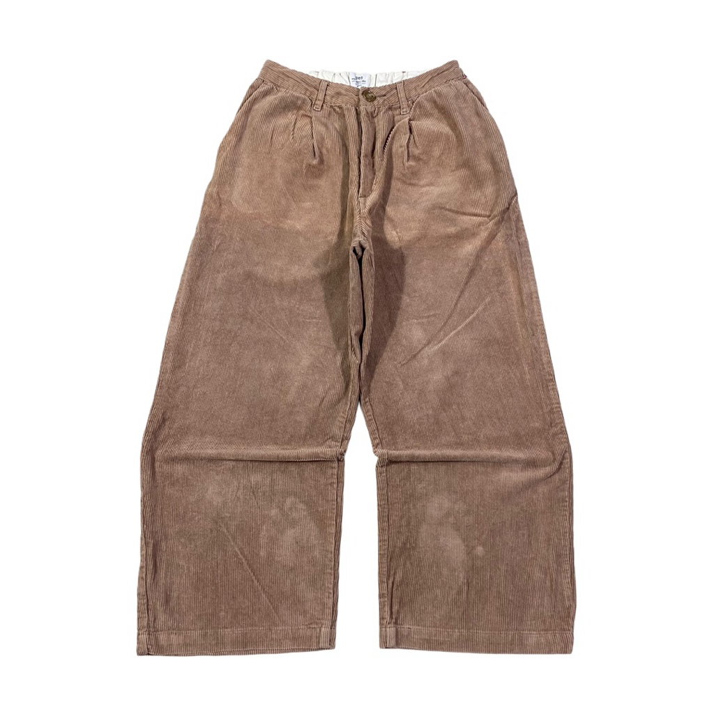 COEN JAPAN CORDUROY USA MOCHA BROWN BAGGY LOOSE FIT PANTS