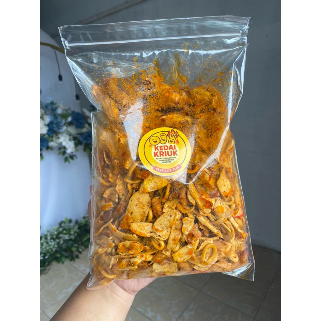 

mixs request 500g||aneka kriuk||cemilan enak||basreng||milung||kerupuk||kripca