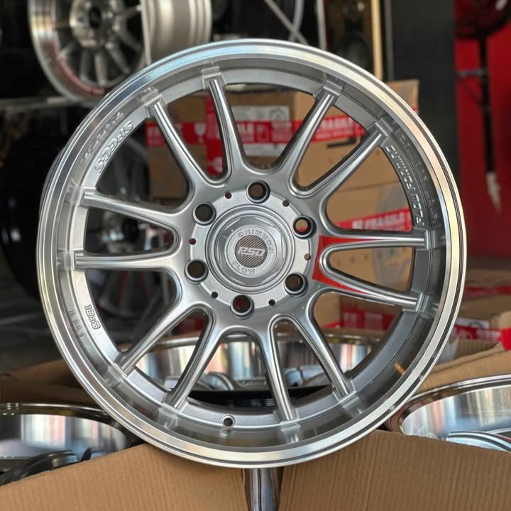 Velg Gaze Ring 18 Pcd 6x139 Lebar 9 Et 0 Warna Hyper Silver Lip Mirror Polish | Velg Mobil Pajero, F