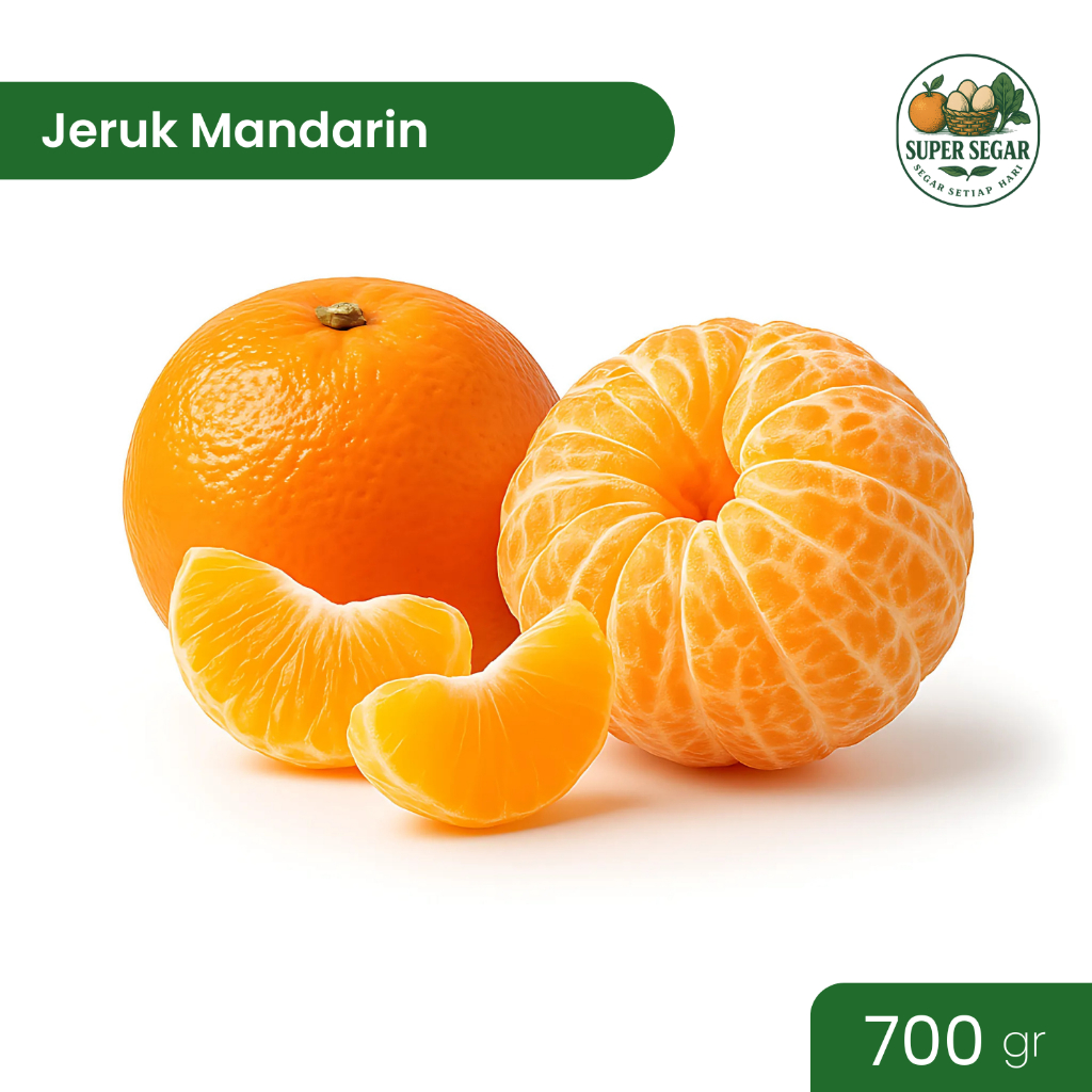

Jeruk Wogan Mandarin 600-700gr - Buah Jeruk Segar / Jeruk Wogan Super Segar