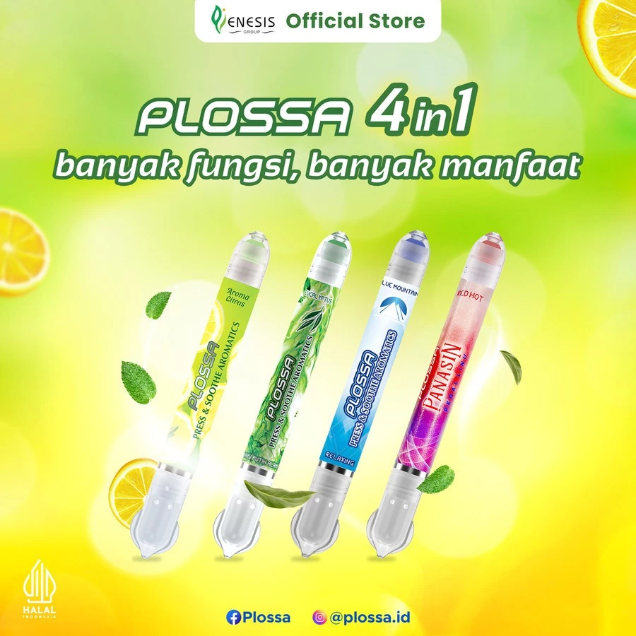 Plossa Minyak Angin Aromatherapy / Plossa Minyak Angin Plossa10ML