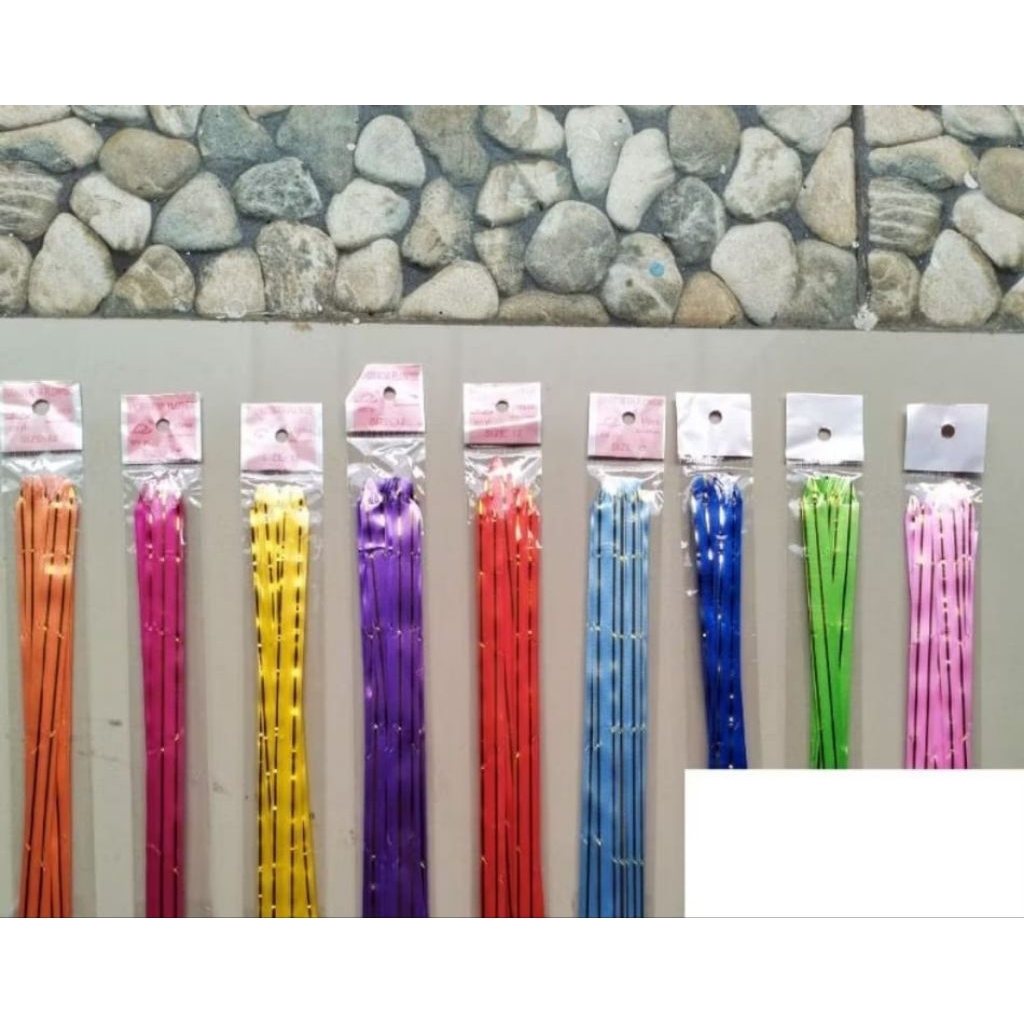 

Pita Tarik / Pita Serut 12mm Lis Gold Isi 10Pcs
