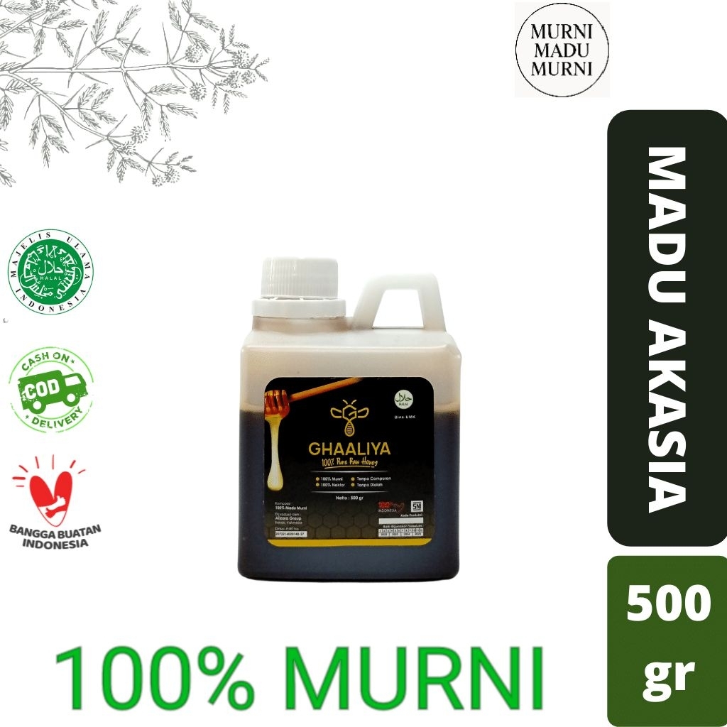 

Madu Murni Akasia 500gr Madu Nektar Akasia Murni Asli
