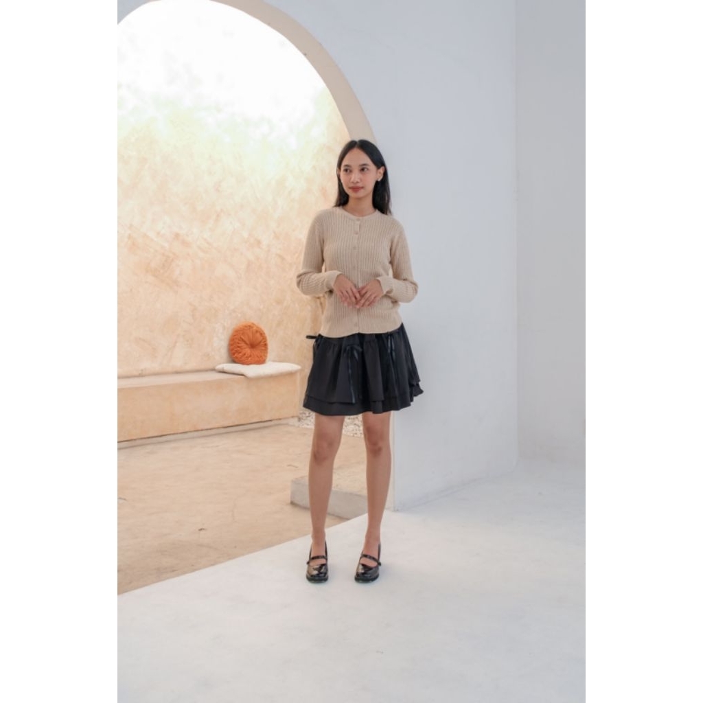 CARLA - FENCY KNIT CARDIGAN / Auter Rajut Lengan Panjang