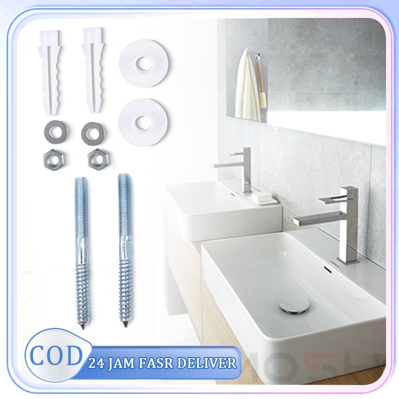 Sekrup Pemasangan Wastafel Baut Ekspansi Panjang untuk Tembok