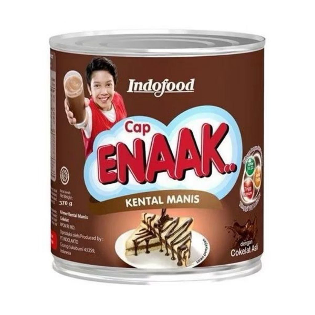 

Indofood Cap Enaak Kental Manis Coklat Kaleng 370gr