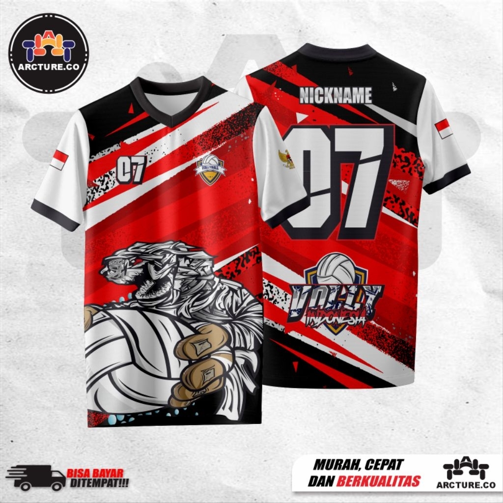 Jersey Volly/Jersey Volly Custom Desain Sport