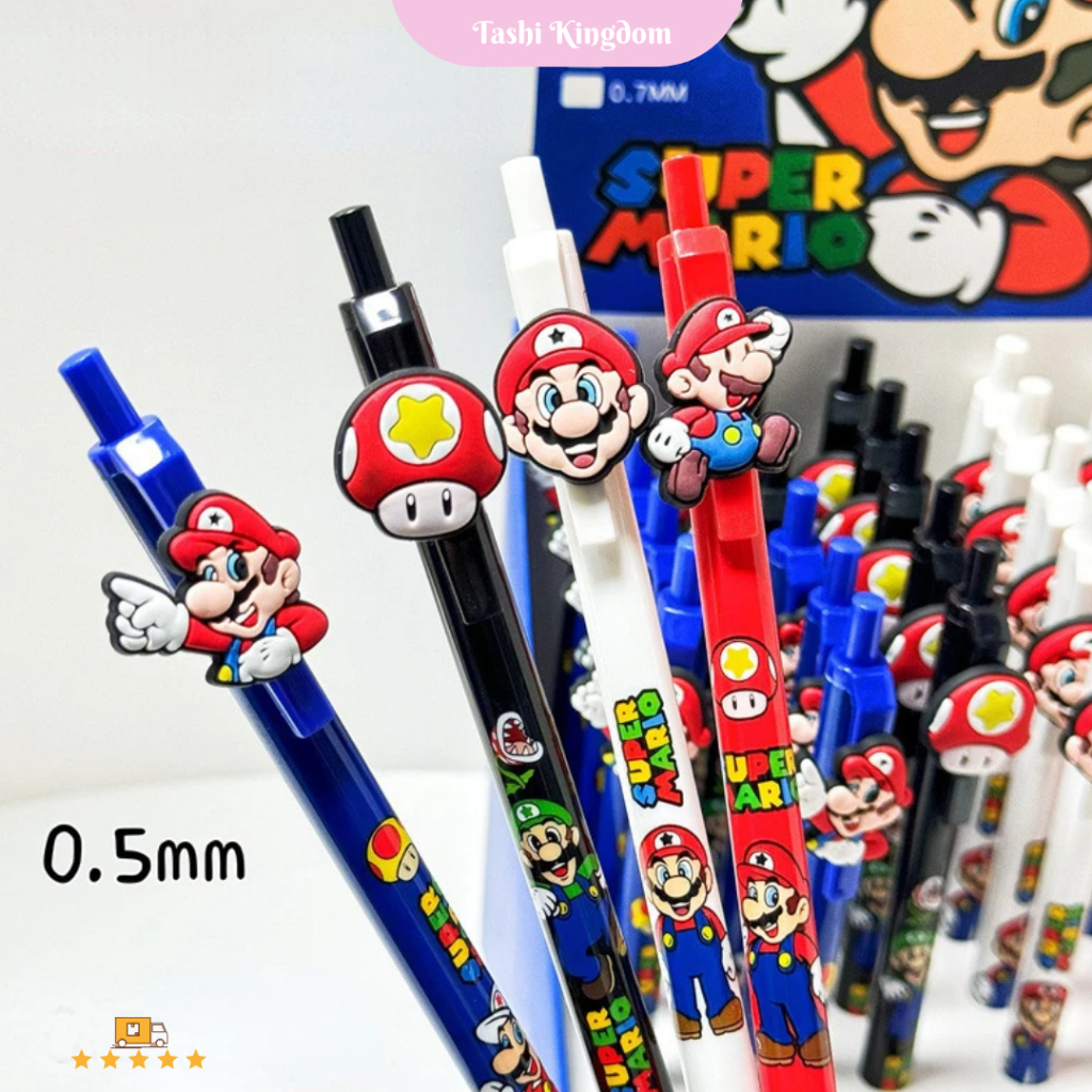

Pensil super mario mekanik 0,5mm alat tulis mario bros 1 seri 4 motif / pencil karakter premium