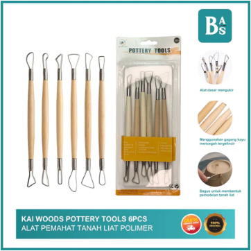 

Kai Woods Pottery Tools 6pcs - SAS