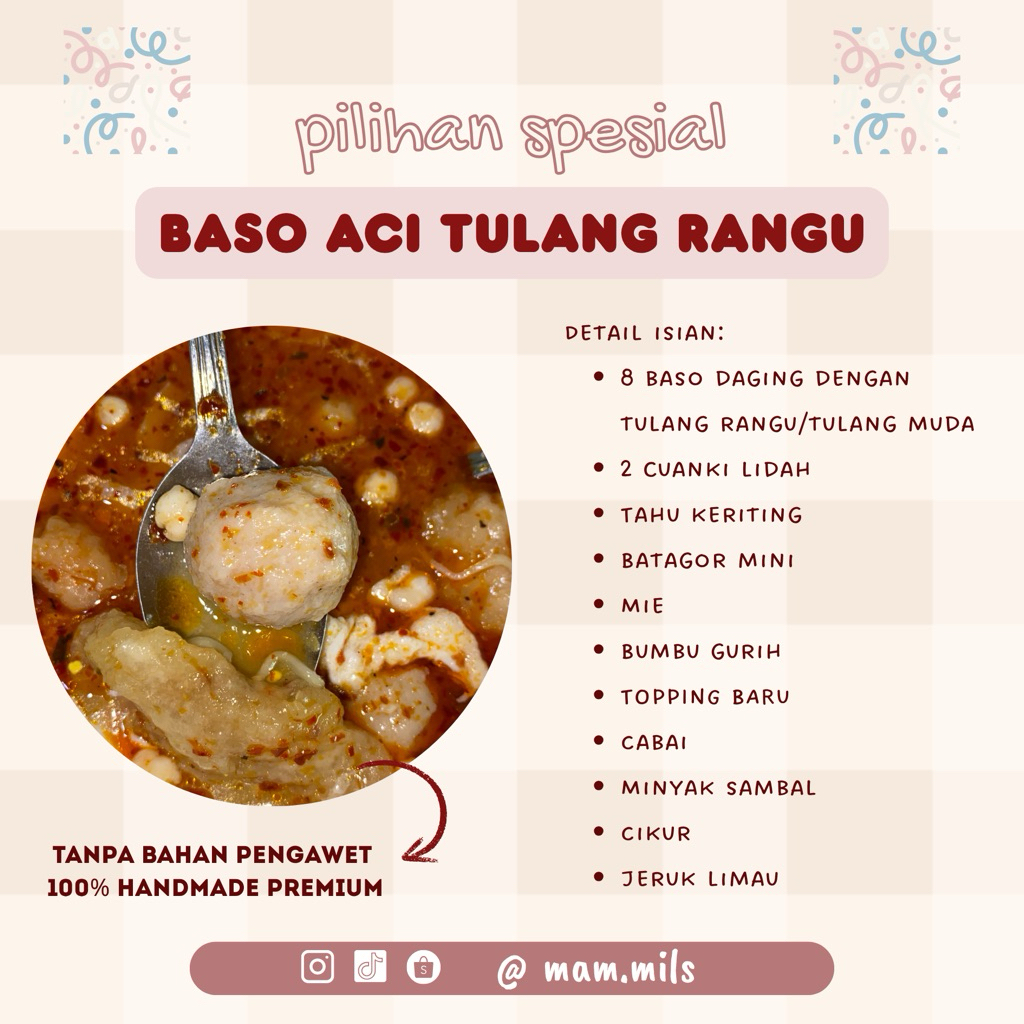 

Baso Aci Tulang Rangu