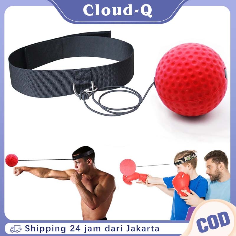 Boxing Reflex Ball / Alat Latihan Tinju / Head Mounted Boxing Speed Ball
