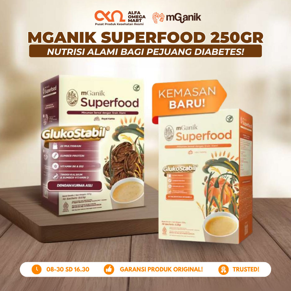 

Mganik Multigrain/Superfood 250gr - Isi 10 Sachet