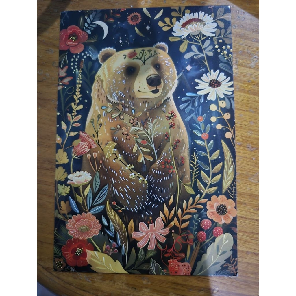 

kartu pos beruang/bear postcard
