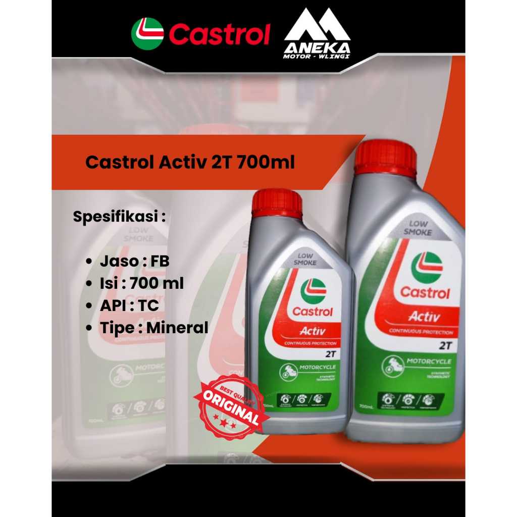 Castrol 2T Activ 700ml Engine Oil