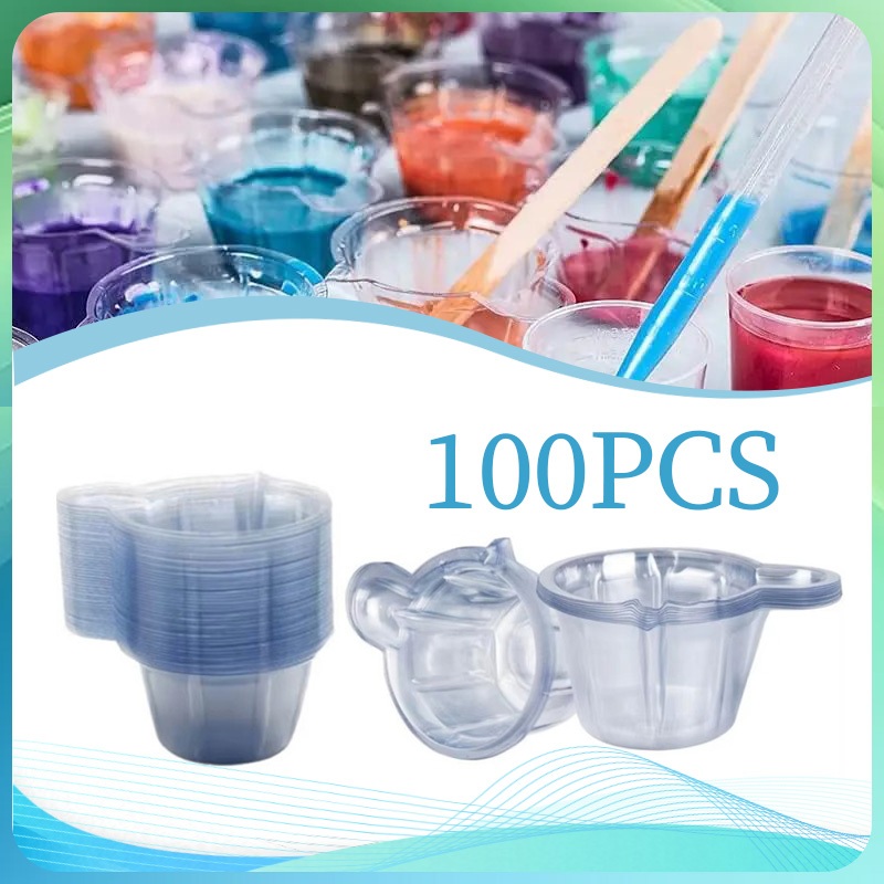 100 Pcs Cup Urine Urin Cup Urine Transparan Cup Urine Wadah Tampungan Urin Penampung Pipis Tes