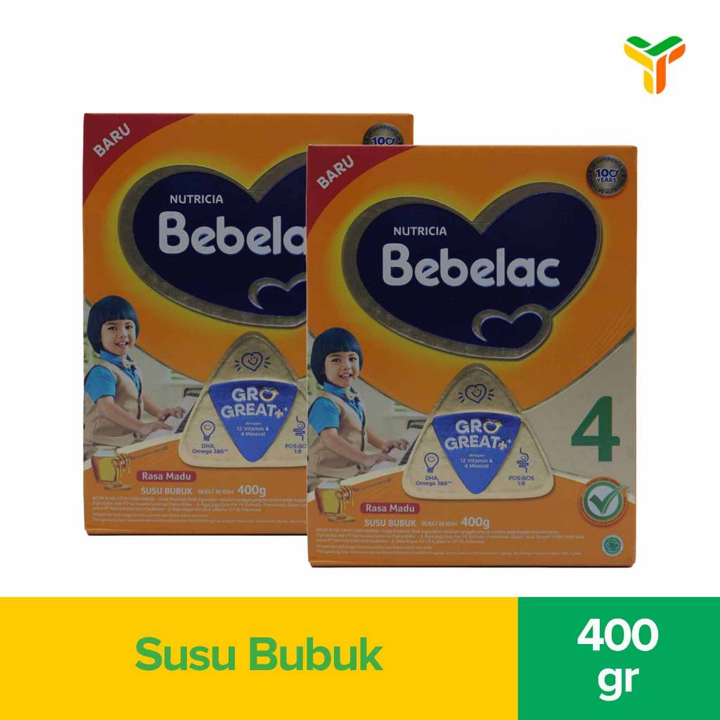 

2Pcs Bebelac 4 Madu 400G Box