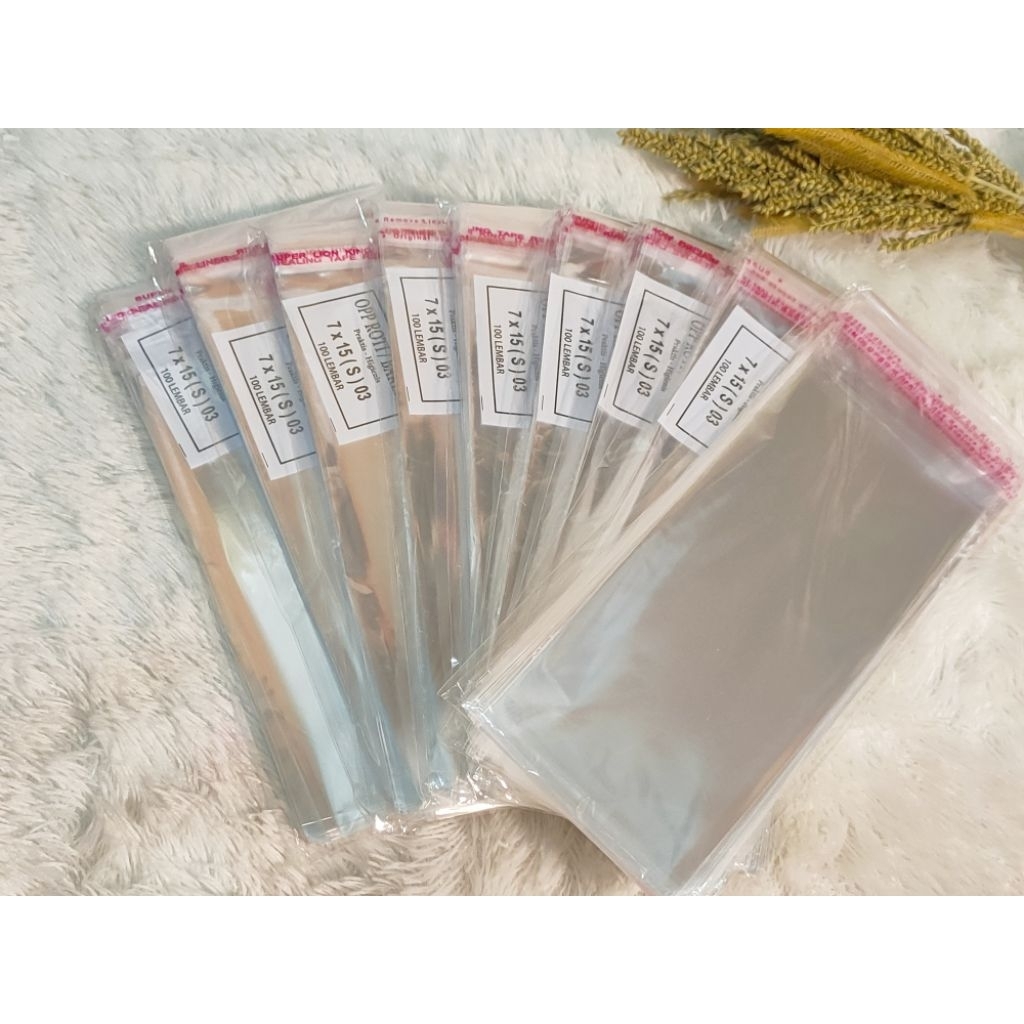 

Plastik Uang/Plastik Opp/Plastik Buket/7x15