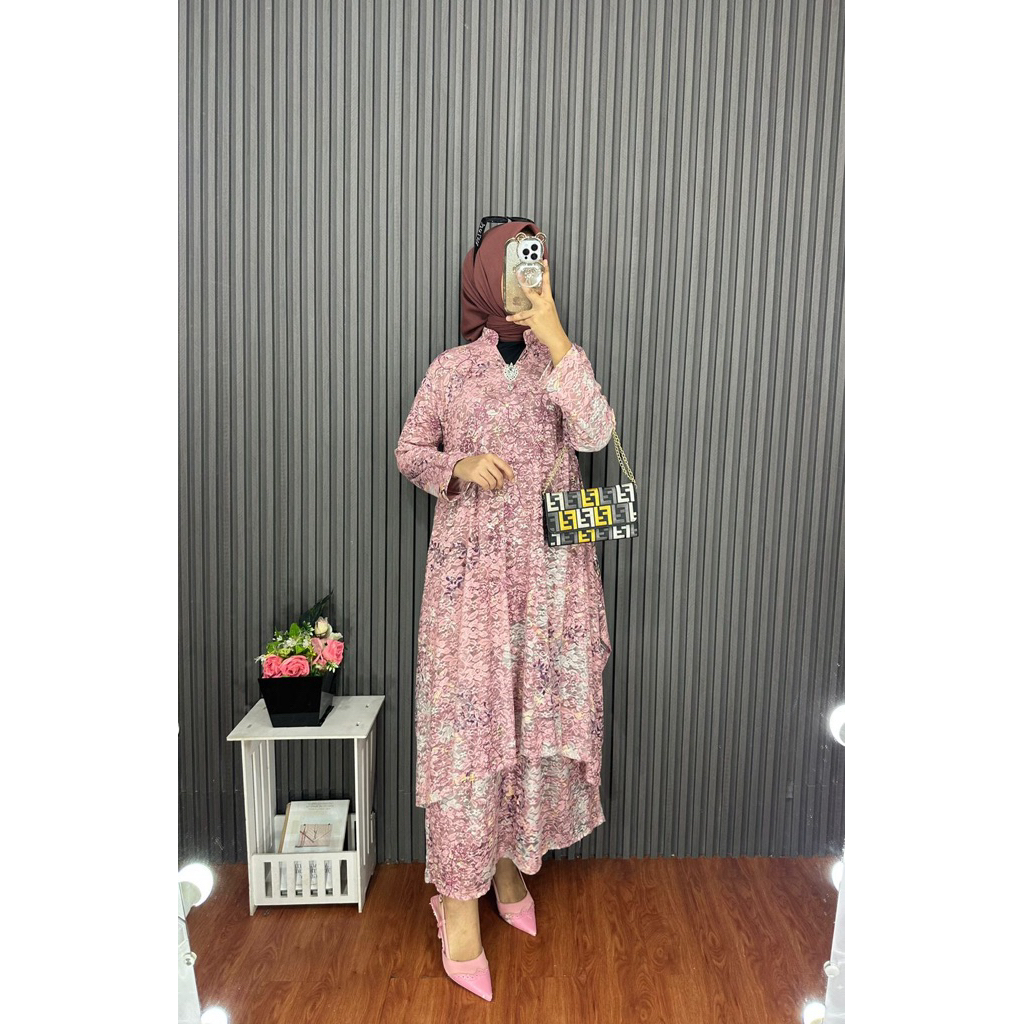 JKT277 DRESS MELAYU BROKAT