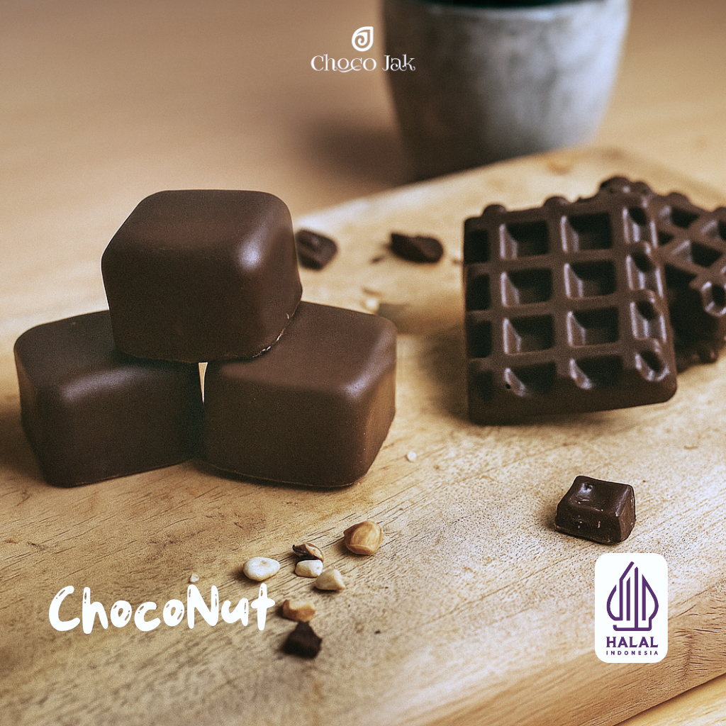 

ChocoNut (Chocolate Peanut) [BESAR] by Choco Jak | Jajanan Coklat Viral | Souvenir Pernikahan